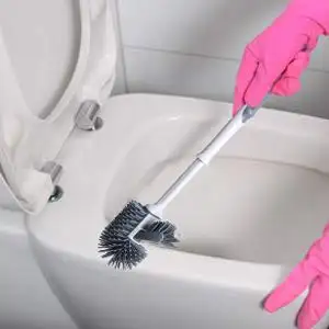 VIPaoclean Bathroom Toilet Cleaning Brush With Holder