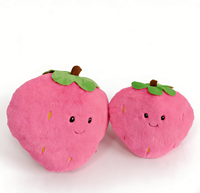 Groothandel Superzachte Aardbei Pluche Speelgoed Kinderen Gevulde Fruit Poppen met PP Katoen Vulling Cadeaus en Woonaccessoires