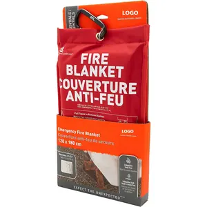 1.5*1.5M 100% Glasvezel Warmte Isolatie Brandwerendheid Bescherming Deken