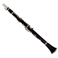 China OEM Wind Instruments Direct Sales Flat Metal Good Sound Clarinet Flat B 17 Key Classical Black Color