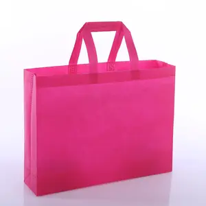 Bolsa de plástico impresa con logotipo personalizado plegable de tela de transporte de alta calidad Bolsas de compras no tejidas