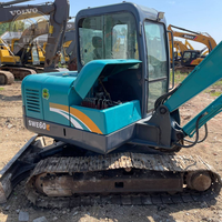 Offre Spéciale : Excavatrice sur chenilles SWE60E d'occasion, 6 tonnes, moteur et pompe d'origine, excellent état de fonctionnement, exportation mondiale