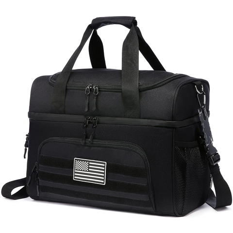 Soft Insulated Leak Proof Lunch Box Insulated Double Decker Ice Chest Cooler Tote Bag