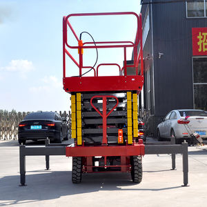 Plataforma de elevación hidráulica de tijera automatizada de autoconducción CE ISO - Product Image 4