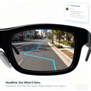 <span class=keywords><strong>Casque</strong></span> de réalité augmentée immersif avec écran binoculaire 3D haute résolution, assistant IA <span class=keywords><strong>pour</strong></span> le jeu et la réalité virtuelle - Product Image 2
