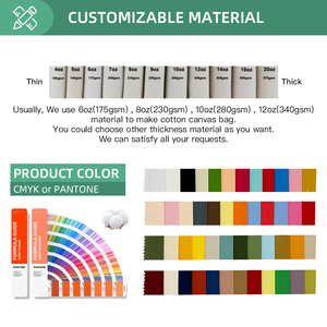 Bolsa <span class=keywords><strong>de</strong></span> Mano y Hombro Personalizable al por Mayor, 100% Lona <span class=keywords><strong>de</strong></span> Algodón, para Mujer, con Cierre <span class=keywords><strong>de</strong></span> Hebilla, para el Trabajo Diario, Viajes - Product Image 6