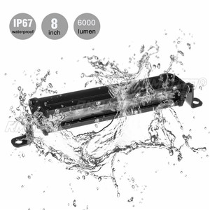 Barre LED tout-terrain 8 pouces 240W, projecteur combiné, barre lumineuse de travail pour camion, voiture, SUV, 4x4, bateau, VTT, phares LED 12V 24V - Product Image 4