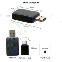 2025 vente chaude en gros bonne qualité adaptateur Carplay de voiture sans fil Android Auto AI Box avec WIFI pour l'électronique du véhicule