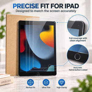 Protector de Pantalla de Vidrio Templado 2.5D 9H, 3 Piezas, Antihuellas, Antireflejo, Ultrafino, para iPad 10.2 2021, Air 4/5, 1-6, 11 2024-2025 - Product Image 5