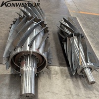 Polea Transportadora Industrial de Acero al Carbono y Uretano JIS para Minas