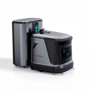 หุ่นยนต์ทำความสะอาดพื้นอุตสาหกรรม 4 in 1 หุ่นยนต์ทำความสะอาดอัตโนมัติ หุ่นยนต์<span class=keywords><strong>ดูด</strong></span><span class=keywords><strong>ฝุ่น</strong></span>แบบชาร์จไฟ<span class=keywords><strong>ได้</strong></span> หุ่นยนต์ถูพื้น หุ่นยนต์ทำความสะอาดพื้น - Product Image 1