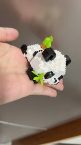 Ensemble <span class=keywords><strong>de</strong></span> blocs <span class=keywords><strong>de</strong></span> construction micro-particules DIY, modèle <span class=keywords><strong>de</strong></span> panda connecté fait main, jouets en briques d'animaux assortis, micro-particules en plastique - Product Image 3