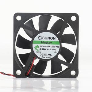Sunon 5V 12V 48V DC 24V 2,64 W AC EC 6010 60 X60X10MM 6CM Magnetische Federung Leiser Wechsel richter 2-Draht MC60102VX-Q00U-A9D Lüfter - Product Image 1