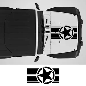 Pegatina para el Capó del Coche, para <span class=keywords><strong>Jeep</strong></span> Renegade Patriot Wrangler JK L TJ Trail Hawk <span class=keywords><strong>Rubicon</strong></span>, Accesorios de Tuning, Calcomanías de Vinilo DIY - Product Image 5