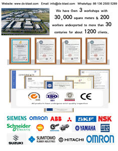 Machine de <span class=keywords><strong>sablage</strong></span> manuelle à plateau tournant économe en énergie avec buses en carbure de bore Système de soufflage à contrôle de vitesse 0-5 m/min - Product Image 2