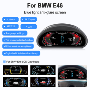 Para BMW Serie 3 E46 1999-2004, Sistema Linux de Actualización para Automóvil Navihua, Panel de Instrumentos Digital para Automóvil, Velocímetro Automático Carplay, Panel de Control LCD - Product Image 2