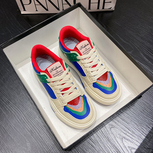 Scarpe da tavola Casual traspiranti da donna di 2025 estate alla moda nuovo colore bianco anatra mandarino abbinato Allie per tutte le stagioni per - Product Image 2