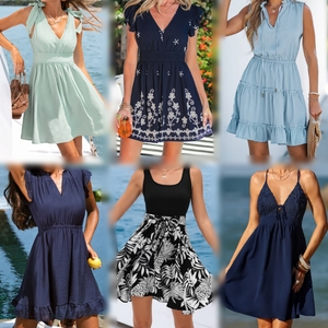 Lot de robes d'été assorties en gros – Stock excédentaire en vrac – Lots mixtes pour femmes – Robes mini de vacances et de plage pour la revente - Product Image 4