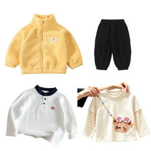 เสื้อกันหนาวเด็กสีสันน่ารัก สำหรับฤดูใบไม้ร่วงและฤดูหนาว แขนยาว ผ้าถักหลากสี สำหรับเด็กทารกและเด็กเล็ก - Product Image 2