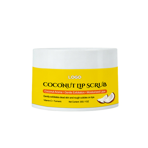 สครับริมฝีปากมะพร้าว สครับน้ำตาลขัดผิวธรรมชาติสำหรับริมฝีปาก บำรุงริมฝีปากอย่างอ่อนโยน ช่วยผลัดเซลล์ผิวและเพิ่มความชุ่มชื้น - Product Image 1