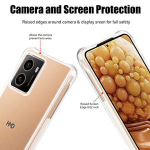 Étuis de téléphone antichoc clair Ultra mince couverture en TPU souple Anti-chute <span class=keywords><strong>Smartphone</strong></span> couverture arrière pour HMD Pulse Plus - Product Image 2