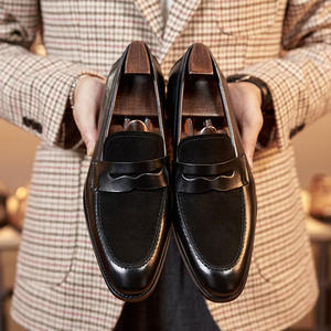 Zapatos Oxford Formales de Negocios, de Cuero Genuino, Transpirables, Antideslizantes, para Vestir en la Oficina - Product Image 5