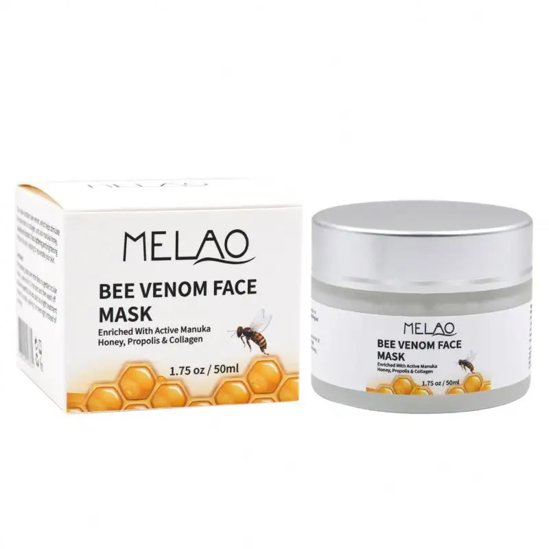 Factory Price Pure Natural Soothing and Nourishing Bee Venom Face Mask for Daily Skin Care Mask Cream