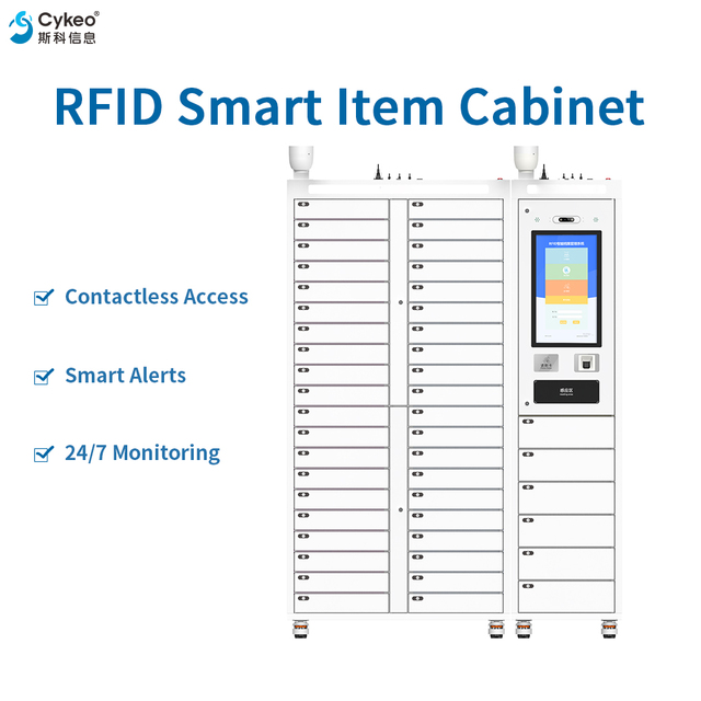 RFID Smart Storage Cabinet for Intelligent Item Management and Organization with RFID Technology and Security Access Control