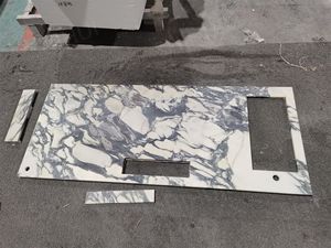 SH STONE Design moderne pierre naturelle Surface solide Calacatta alto marbre comptoir <span class=keywords><strong>de</strong></span> <span class=keywords><strong>cuisine</strong></span> plans <span class=keywords><strong>de</strong></span> <span class=keywords><strong>travail</strong></span> comptoirs - Product Image 2