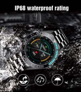 Montre connectée Android IOS BW0185 avec boîtier en alliage, étanche IP68, montre de sport avec mouvement à quartz, écran tactile complet, nouveauté 2024 - Product Image 4