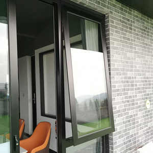 Fenêtres à auvent en aluminium conformes à la norme AS2047, fenêtres résistantes aux ouragans, style auvent, fenêtre à manivelle avec enrouleurs à chaîne - Product Image 4