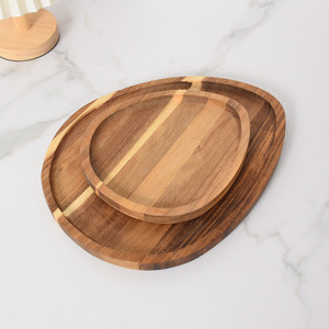 Solid wood small <b>tray</b>, walnut wood irregular shaped nut and snack <b>tray</b>, <b>dinner</b> plate, wooden tableware plate, wooden <b>tray</b> - Product Image 4