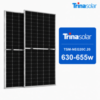 Panneaux solaires Trina Solar Tier 1 640W 650W 655W Vertex N I-TOPCon Mono Bifacial Double Verre TSM-NEG20C.20 Modules PV pour projets