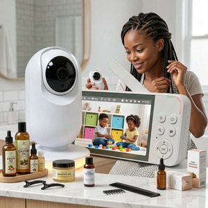 5 Inch 720P <b>Smart</b> <b>WiFi</b> Video Baby Monitor with App AI Crying Detection PTZ <b>Camera</b> 2-Way Audio Auto Night Vision 5000mAh - Product Image 1