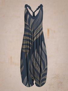 Summer Sexy Sling Wide Leg <strong>Jumpsuits</strong> Women Sleeveless Long <strong>Harem</strong> <strong>Jumpsuit</strong> Ethnic Style <strong>Jumpsuit</strong> - Product Image 6
