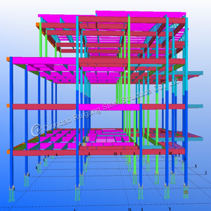 Kết cấu thép tòa nhà văn phòng hiện đại Kết Cấu Thép Kết Cấu Thép tòa nhà văn phòng prefab - Product Image 5