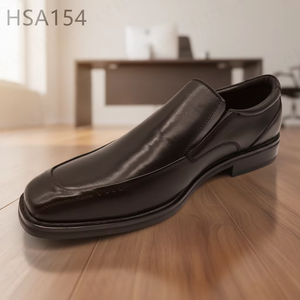 Chaussures habillées marron pour hommes ZYF, style bout carré, à lacets, pour environnement professionnel, élégantes, uniformes, HSA177 - Product Image 3