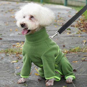 Pijamas de invierno con forro polar para perros, traje de cuerpo completo para perros, Mono para perros, ropa de cuatro piernas, traje ligero de recuperación para perros, pijamas cálidos para perros - Product Image 5