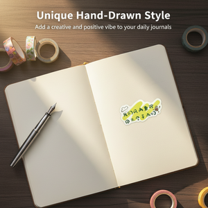 Cita inspiradora: "Nos atrevemos con el viento y nunca regresamos sin nada en las manos", pegatina hecha de vinilo impermeable - Product Image 2