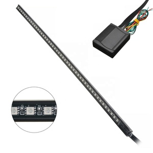 Heiklkt-Scanner de motocyclistes, lumières LED RGB 5050, 12v/24v, 56cm, Flash, lampe de motocycliste - Product Image 4