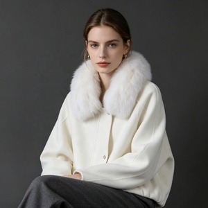 Manteau et veste d'hiver pour femmes de qualité supérieure, vente en gros d'usine Tyan, manteau élégant en cachemire, manteau en fourrure de renard - Product Image 3