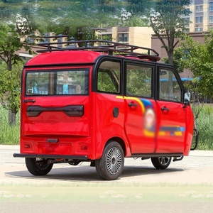 Triciclo Eléctrico Invertido Asequible para Adultos, Mini Vehículo, Coche con Batería de Litio o Plomo-Ácido, Bicitaxi Eléctrico para Adultos, Remolque - Product Image 6