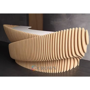 Mall Luxury Blank Reception Office Kiosk Mall Kiosk <strong>Graceful</strong> Shop &amp; Cashier Table OEM - Product Image 2