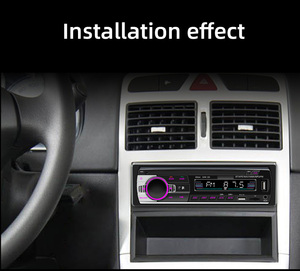 Lecteur MP3 de voiture 1 DIN avec application de localisation de voiture, commande vocale Siri/Google à une touche, rétroéclairage 7 couleurs, USB/TF/AUX, radio stéréo universelle sans perte FLAC - Product Image 5