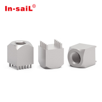 Connecteur PCB In-sail M6 à sertissage, 320A, haute intensité, en laiton étamé, bornier SMT, faible résistance, résistant à la chaleur -55°C