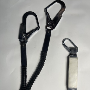 Popular Black Link Bungee Cord Harness Price Safety Retractable <b>Belt</b> Webbing - Product Image 1