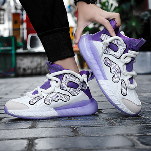 Nuevas Zapatillas altas de moda con suela blanda de palomitas de maíz, absorción de impacto y diseño transpirable para correr para verano y primavera - Product Image 4