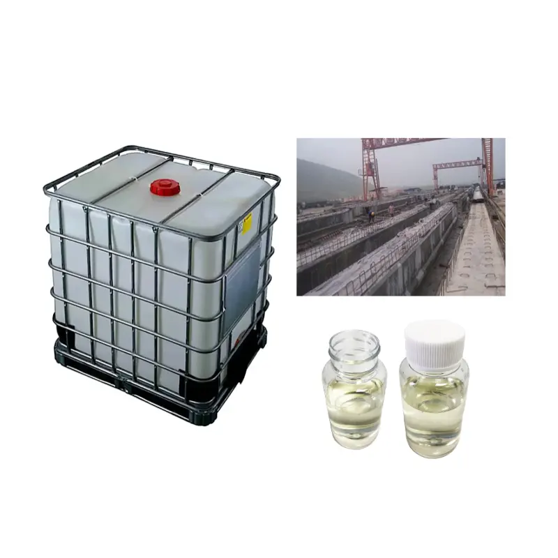 Adcampuran Mortar beton, agen pengurang air Polycarboxylate Superplasticizer cair admixed pce