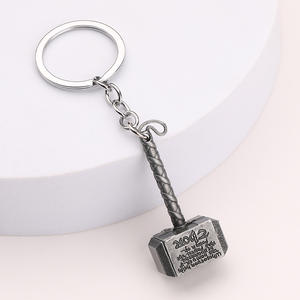 Catena chiave Avengers periferica regalo di fabbrica vendita diretta capitan <span class=keywords><strong>America</strong></span> e Thor metallo martello portachiavi - Product Image 5