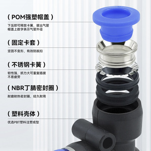ข้อต่อลมแบบนิวเมติก Joko Widodo รุ่น Px6 01 ข้อต่อเร็วแบบ Y T ชนิดเชื่อมต่อแบบ T รุ่น Pb8 02 10 03 สายลม Pd12 04 - Product Image 4